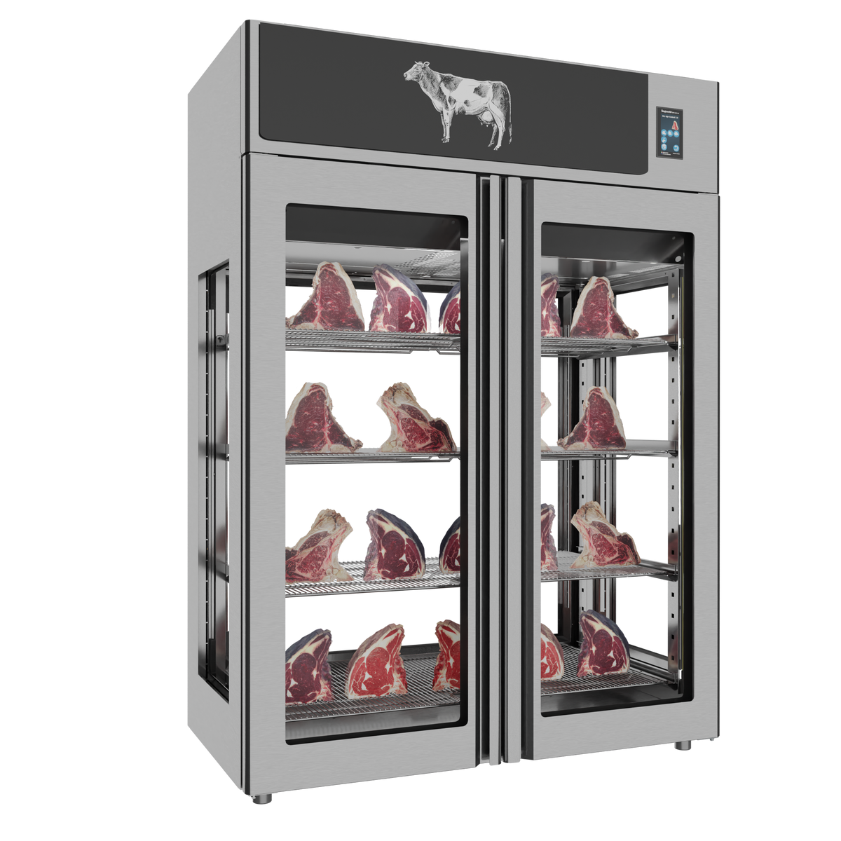 Stagionello® Dry-Age 3.0 1400 L dry-aging cabinet with 4-sided glass, photo 1 of 12