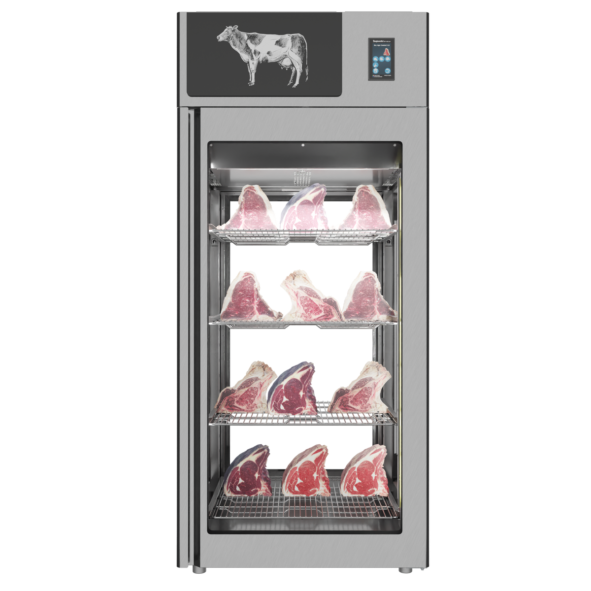 Stagionello® Dry-Age 3.0 900 L dry-aging cabinet with 4-sided glass, photo 2 of 12