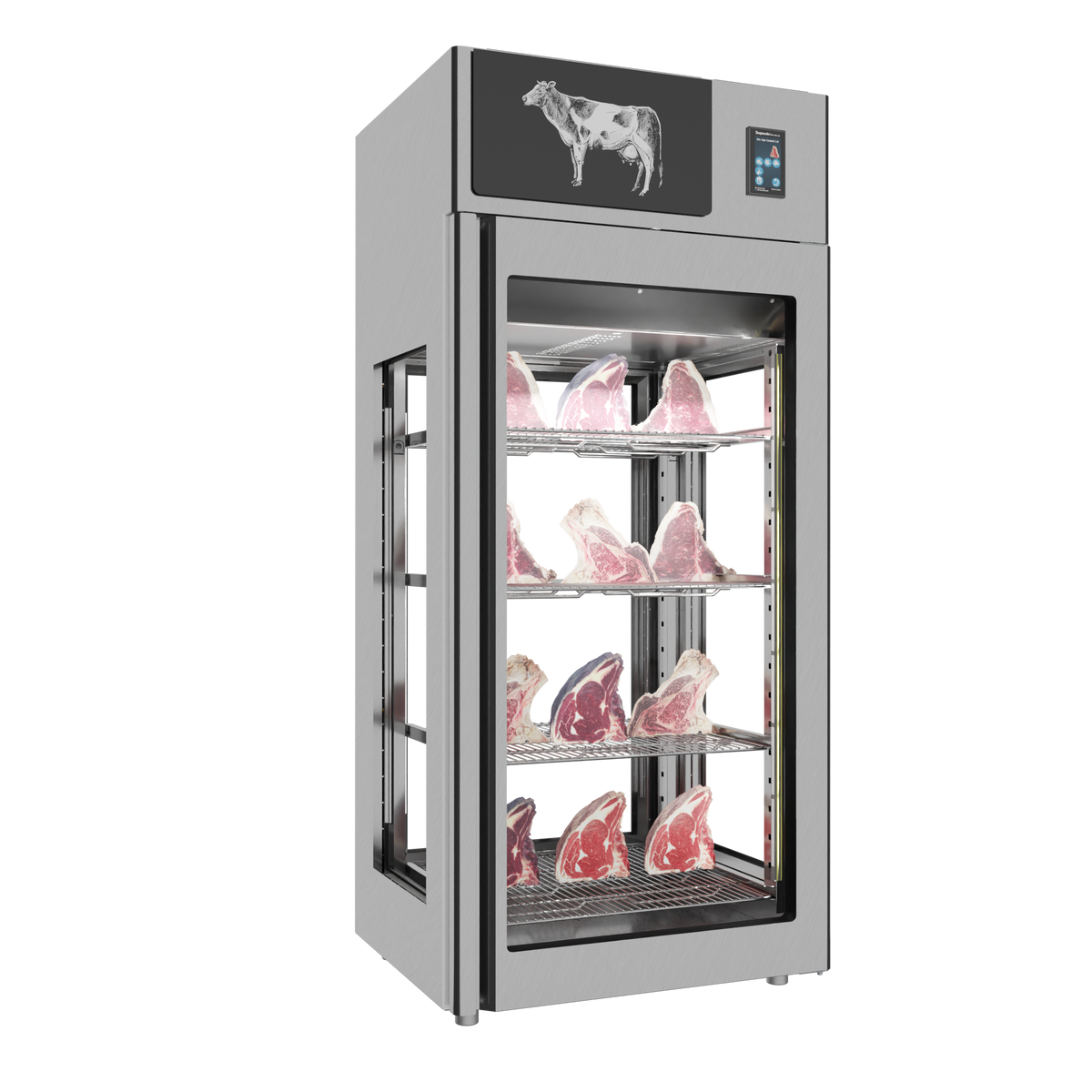 Stagionello® Dry-Age 3.0 900 L dry-aging cabinet with 4-sided glass, photo 1 of 12