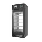 Stagionello® Meat Curing Device 150 kg, black finish, 2-sided glass