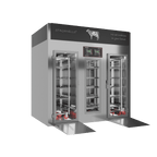 Stagionello® Meat Curing Device 200/600 kg Walk-In, stainless steel, solid door, right side view