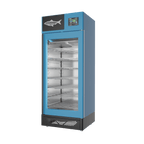 Stagionello® Fish Curing Device 150 kg, blue finish, solid door, right side view
