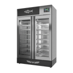 Stagionello® Fish Curing Device 200 kg, stainless steel, solid door, right side view