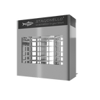Stagionello® Fish Curing Device 400 kg Walk-In, 2-sided glass, rear view