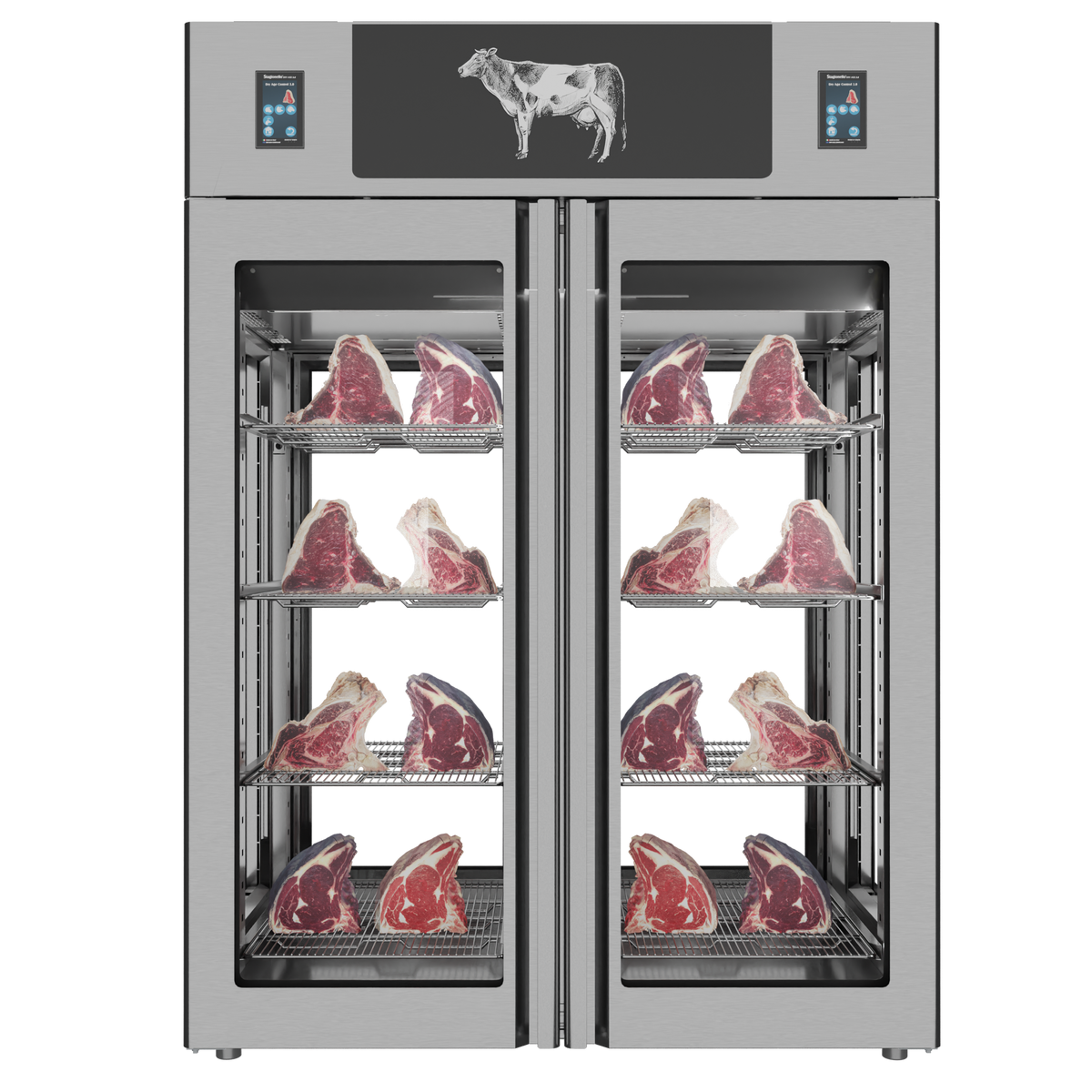 Stagionello® Dry-Age 3.0 1400 L TWIN dry-aging cabinet with 4-sided glass, photo 2 of 12