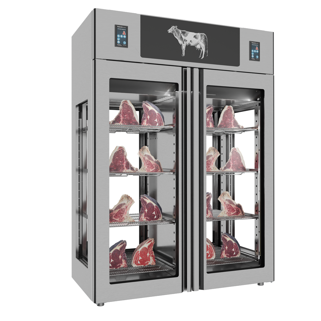 Stagionello® Dry-Age 3.0 1400 L TWIN dry-aging cabinet with 4-sided glass, photo 1 of 12