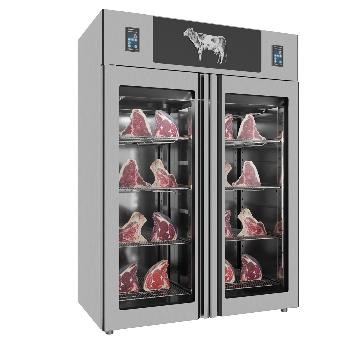 Stagionello® Dry-Age 3.0 1400 L TWIN dry-aging cabinet with glass door, photo 1 of 6