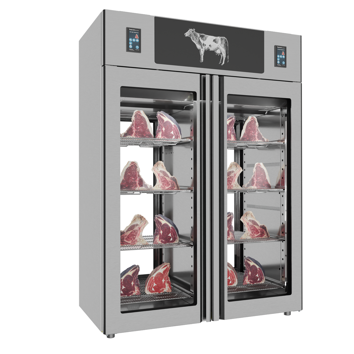 Stagionello® Dry-Age 3.0 1400 L TWIN dry-aging cabinet with 2-sided glass, photo 1 of 12