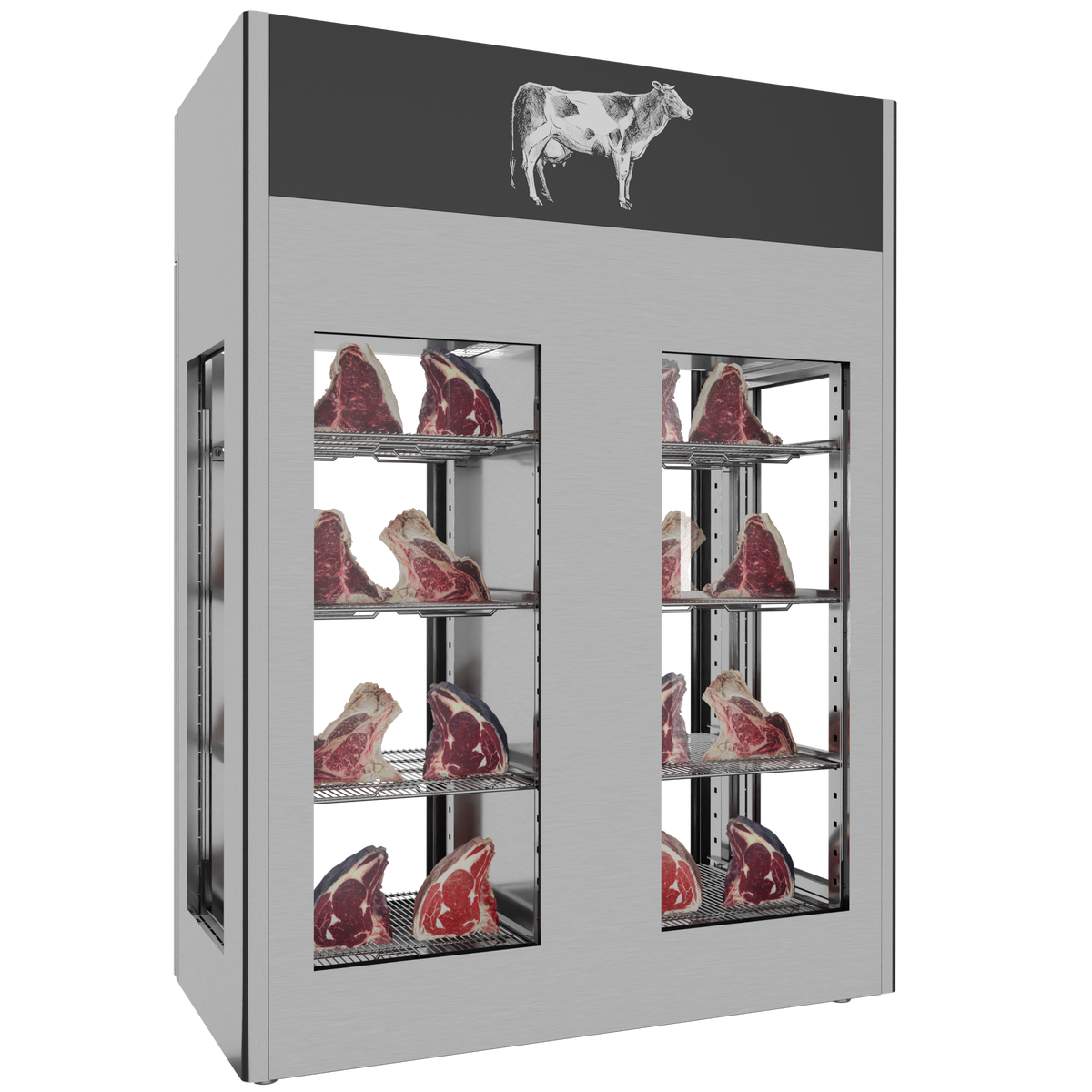Stagionello® Dry-Age 3.0 1400 L TWIN dry-aging cabinet with 4-sided glass, photo 4 of 12