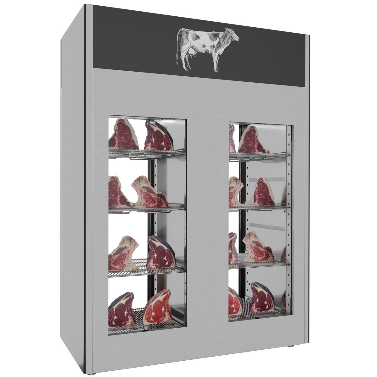 Stagionello® Dry-Age 3.0 1400 L TWIN dry-aging cabinet with 2-sided glass, photo 4 of 12
