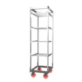Stainless steel grid trolley for walk-in models, 220 lb capacity, Stagionello® accessory