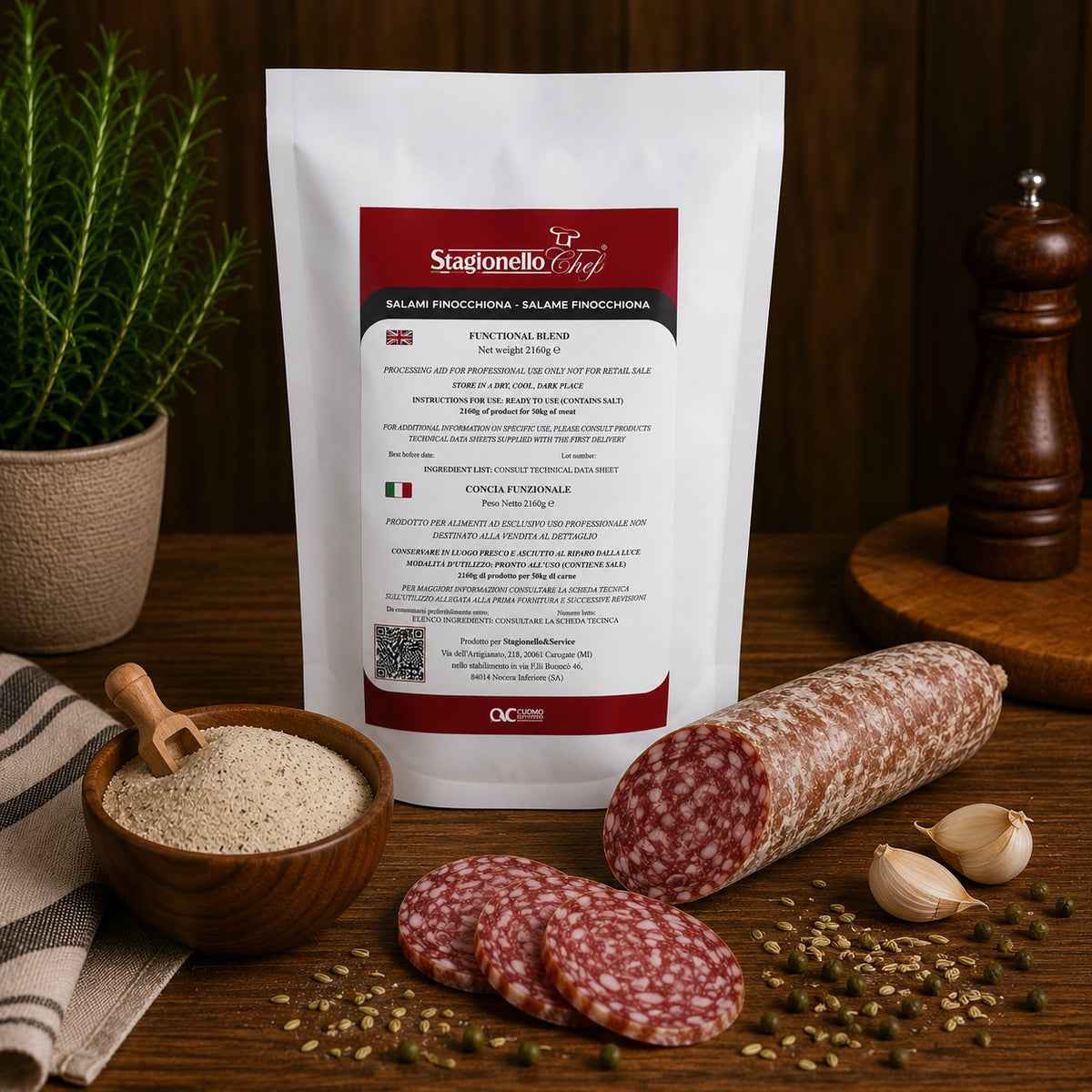 Finocchiona Salami Curing Blend – Stagionello® Chef