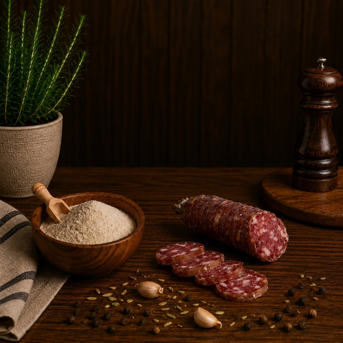 Beef & Buffalo Salami Curing Blend, alternate view – Stagionello® Chef