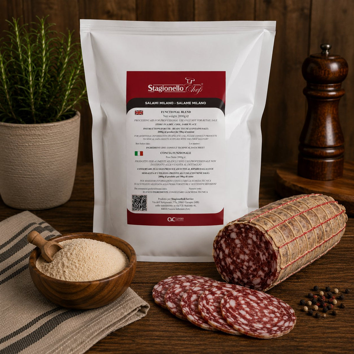 Milano Salami Curing Blend – Stagionello® Chef