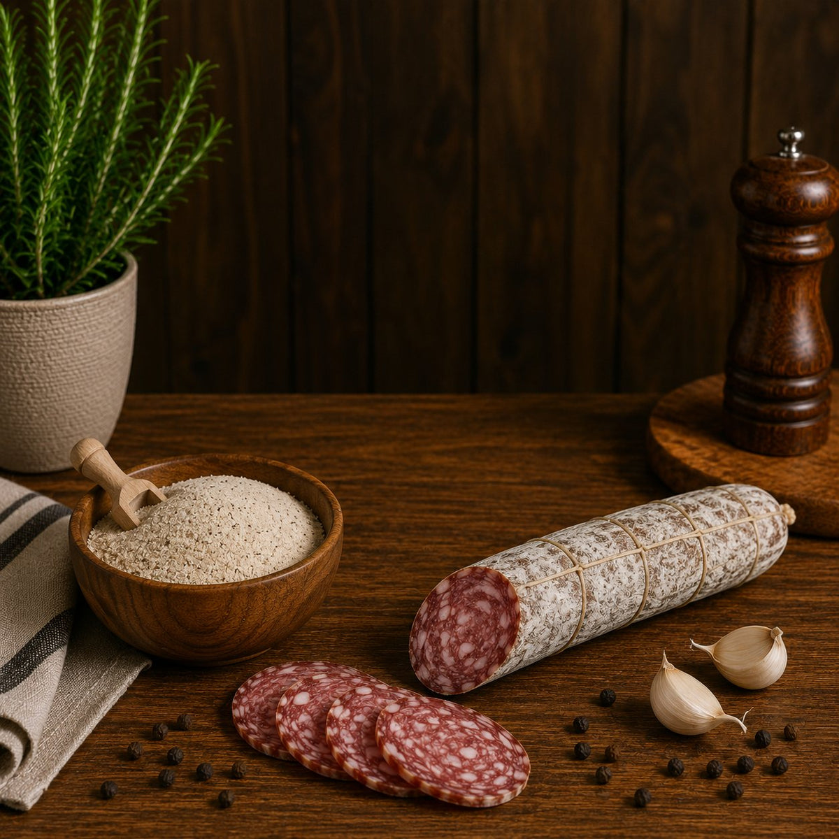 Norcia Salami Curing Blend, alternate view – Stagionello® Chef