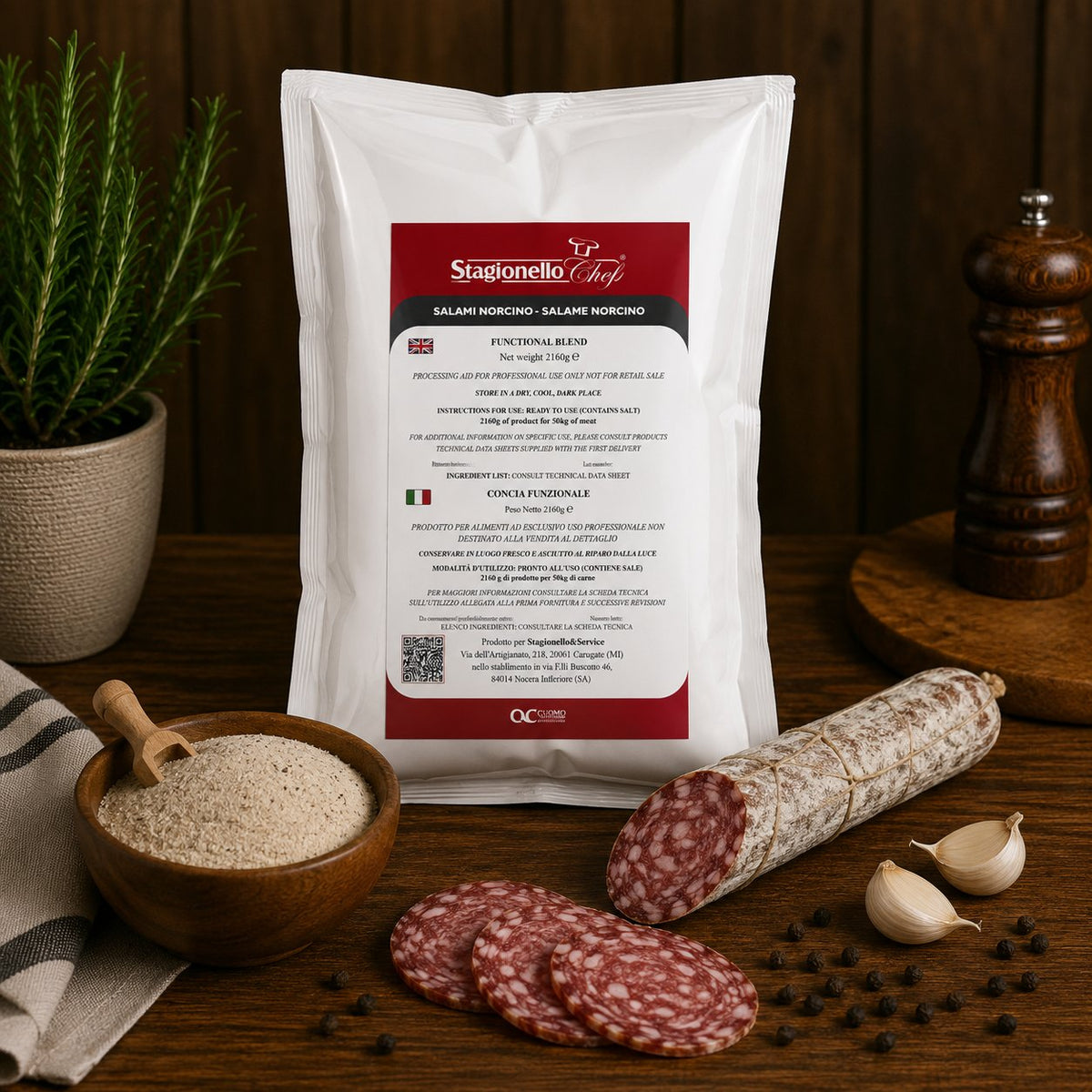 Norcia Salami Curing Blend – Stagionello® Chef