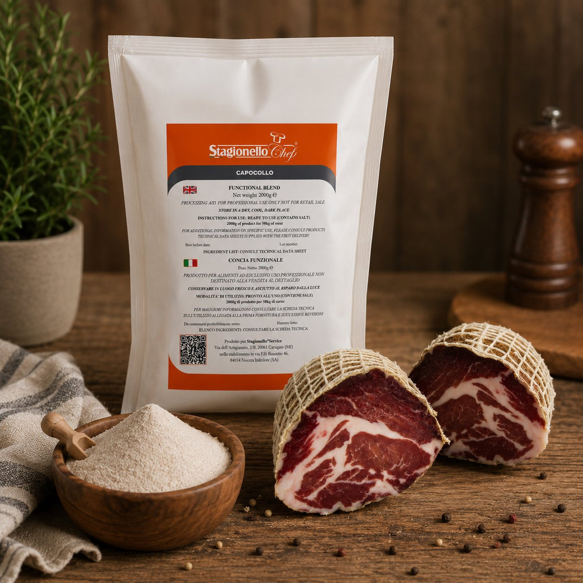 Sicursal Capocollo Curing Blend – Stagionello® Chef