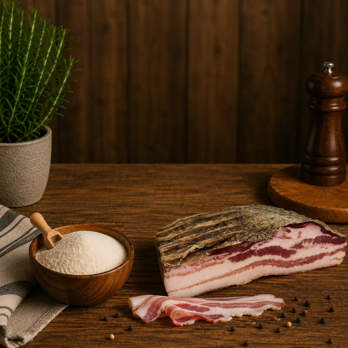 Sicursal Pancetta Curing Blend, alternate view – Stagionello® Chef