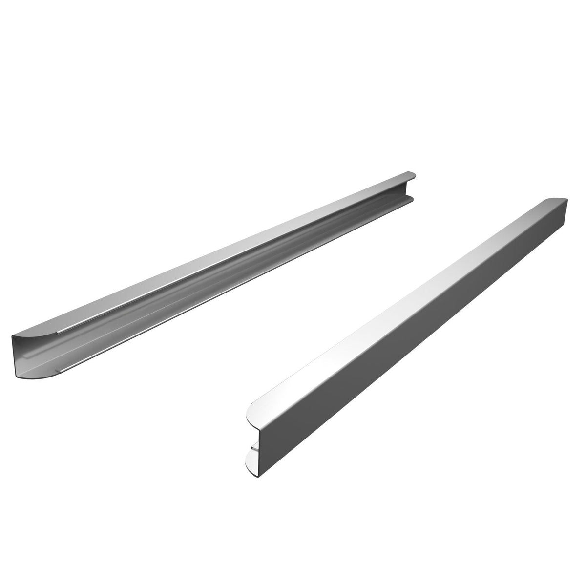 Pair of AISI 304 stainless steel grid rails (15x580x15H mm), Stagionello® accessory