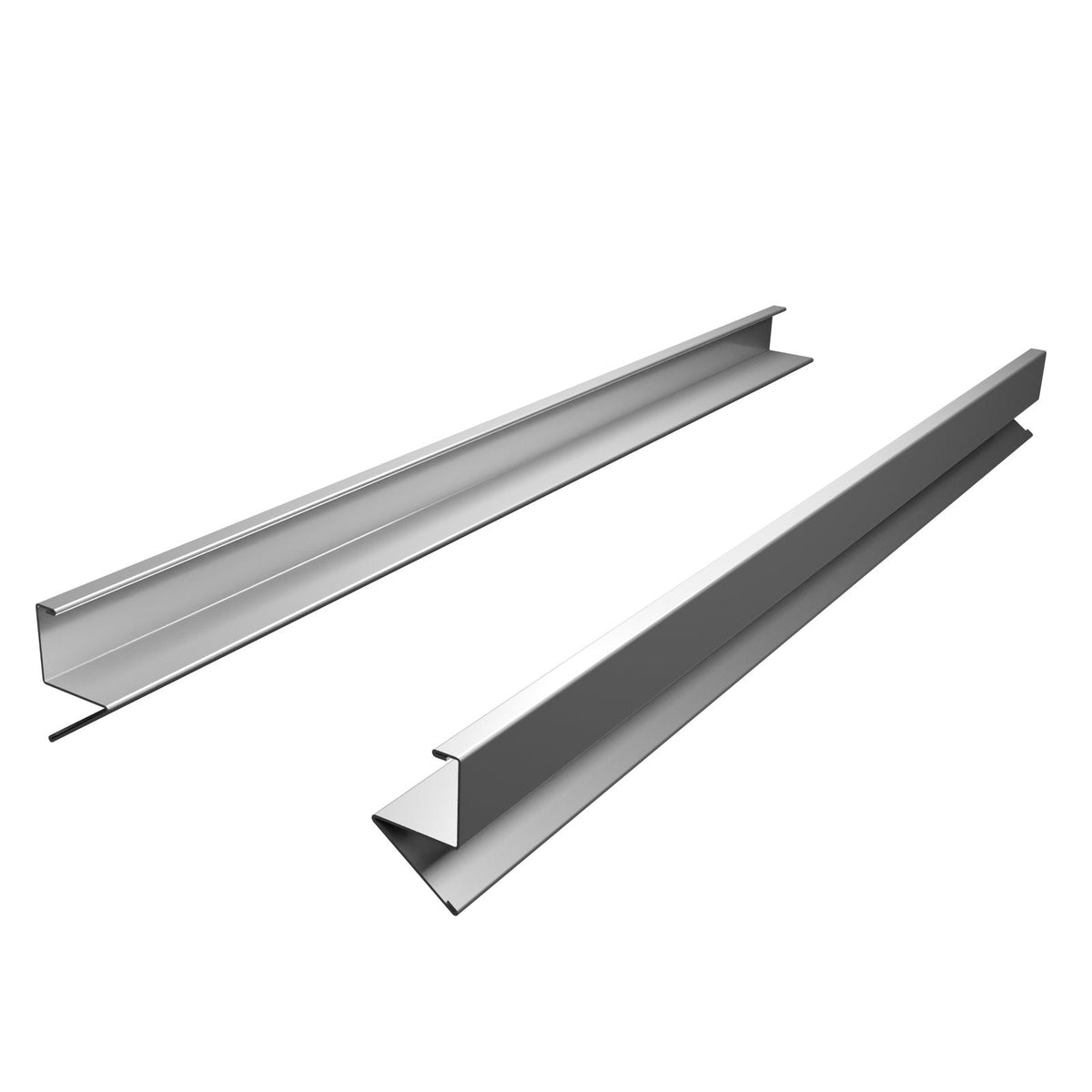Pair of reinforced stainless steel grid rails, Stagionello® accessory
